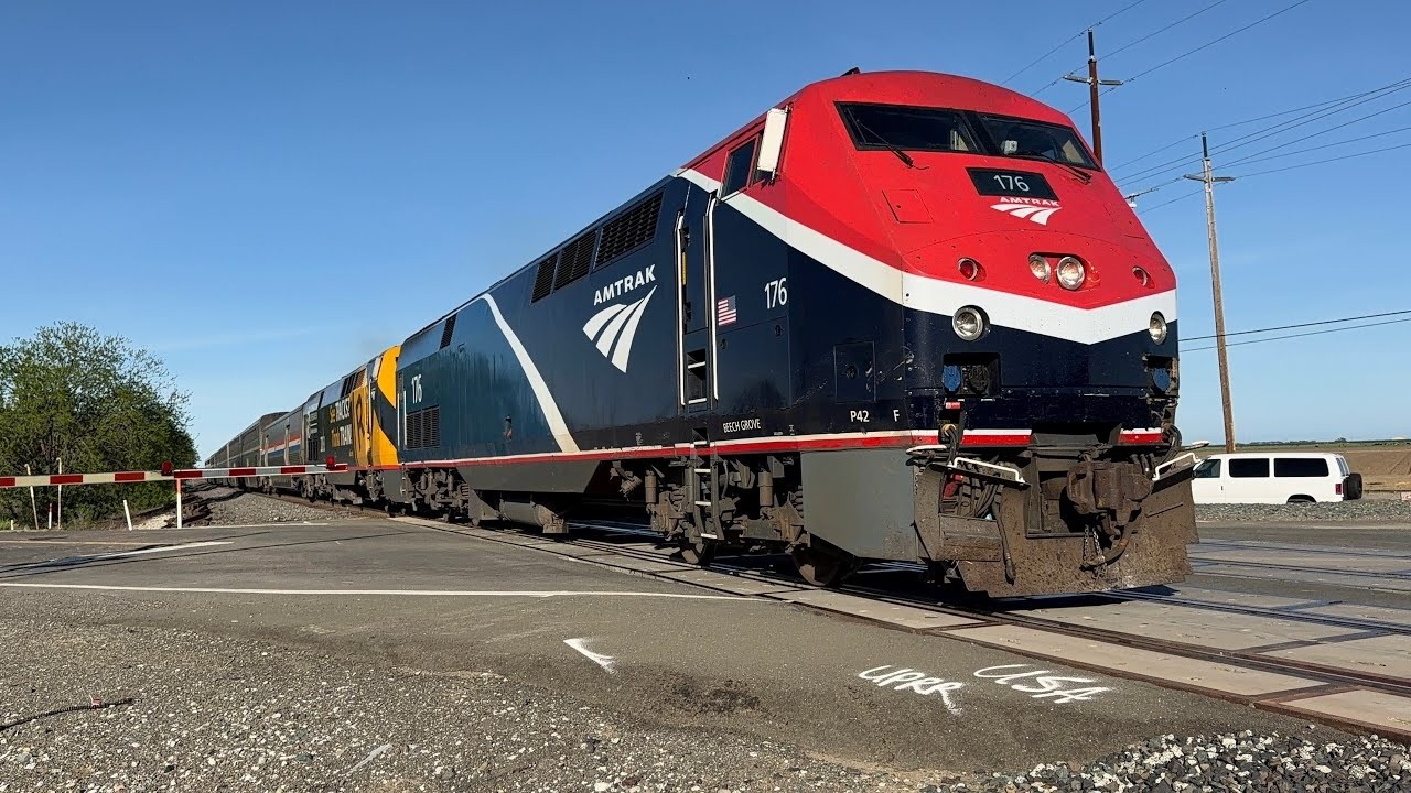 Colorful Amtrak California Zephyr Trains (March/April 2026) - YouTube
