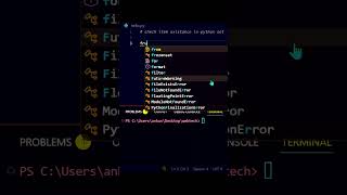 Python ‘in’ Operator in Set Explained 🐍 #shorts #youtubeshorts