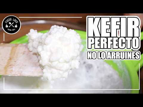 KÉFIR de LECHE PERFECTO SIEMPRE 🥛⚡ (CÓMO CUIDARLO + ERRORES que lo ARRUINAN)