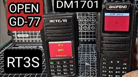 RT3S (MD380/390 & BAOFEN DK1701 - OPENGD77