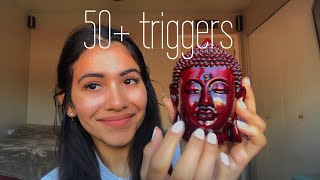 50+ Triggers in 5 MIN ASMR | Fast tapping | Scratching | Crinkles