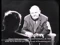 Ludwig Erhard "El padre del milagro económico alemán" (1963) | Entrevista por Günter Gaus