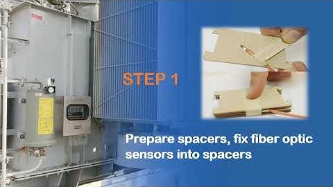 How to install fiber optic temperature sensors for transformer