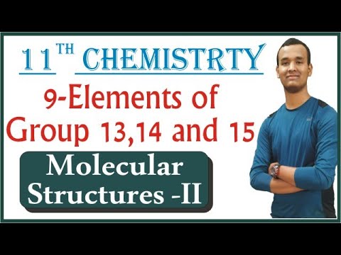 MOLECULAR STRUCTURE OF SOME IMPORTANT COMPOUNDS OF GROUP 13,14 & 15 ...