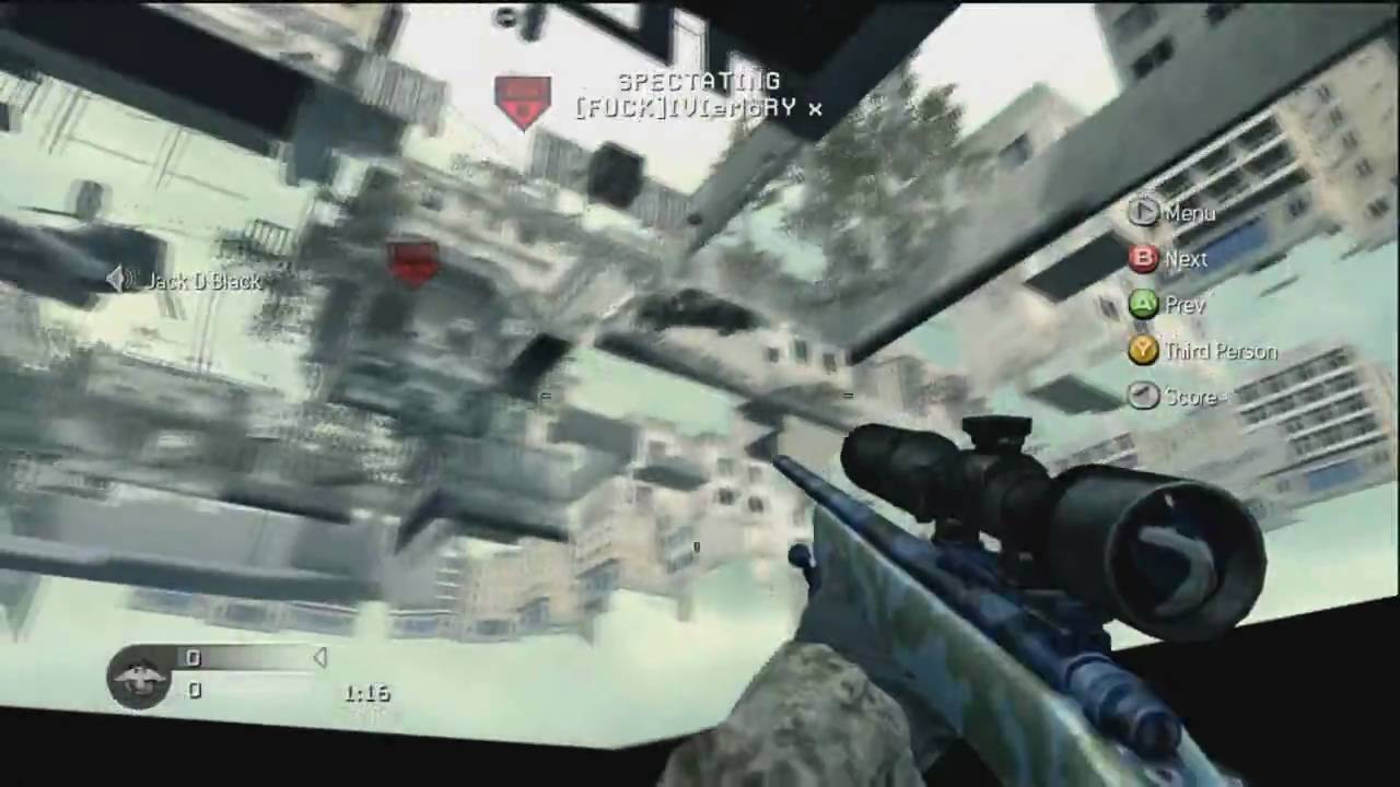UFO Mode in Cod4. (After Patch) Xx MysTiiC Recorded me lol =)