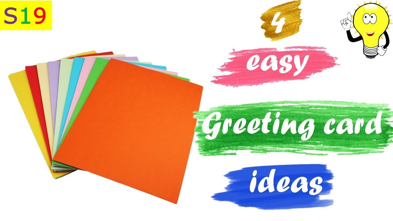 Make Your Own Greeting Cards At Home Easy Paper Craft Ideas For Kids 