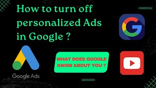 How to turn off personalized ads in google  | Where is your personal informations 