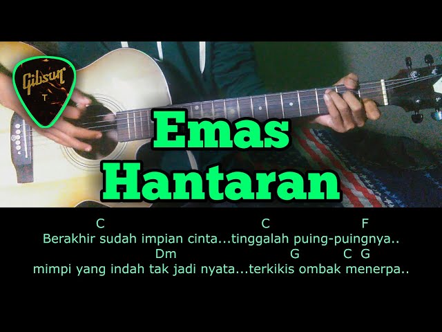 Chord/Kunci Gitar Emas Hantaran Dari Nada Dasar C class=