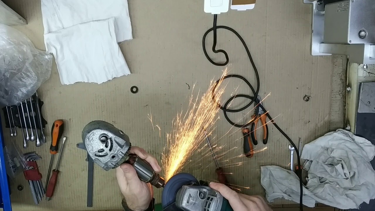 Как снять подшипник с якоря ,,болгарки" - YouTube