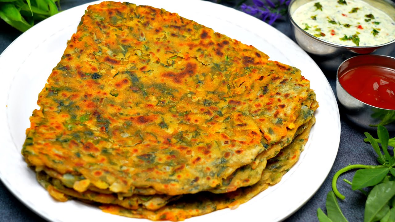 मेथी ना खाने वाले भी रोज़ किलो किलो मेथी ख़रीदेंगे मेथी के ये पराठे खाकर Hari Methi Paratha Recipe