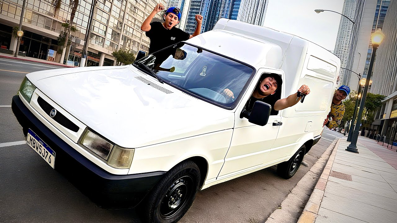 ROUBEI A FIORINO DO PAI DO ARTUR…