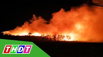 Bà Rịa - Vũng Tàu: Khó dập tắt sớm vụ cháy bãi rác Tóc Tiên | THDT