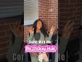 Hair is the first step in the birthday look 🫶🏾 #beforeandafter #hairstyle #birthdayvlog #bundles