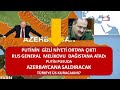 PUTİNİN AZERBAYCANA MÜDAHELE PLANI DEŞİFRE OLDU DAĞISTANA GENERAL MELİKOV ATANDI ACİL TÜRK ÜSSÜ ACİL