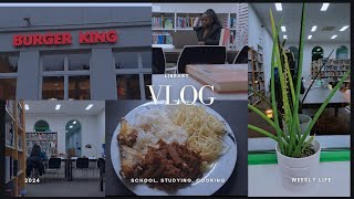 A WEEK IN MY LIFE AS A STUDENT ||studying+cooking...
