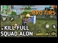 #FREEFIRE #protips || HOW TO KILL FULL SQUAD IN RANK MATCH || PRO TIPS+GAMEPLAY