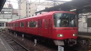 ゲリラ豪雨のせいで... 名鉄3100系 3次車 3123F (普通一宮行き) 名鉄岐阜発車