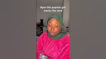 #pov the popular girl mocks the nerd #acting #viralvideo