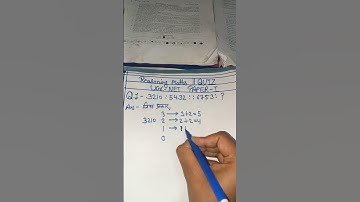 Reasoning Maths solved quiz UGC-NET PAPER-I #ugcnet #upsc #shortsvideo🔥