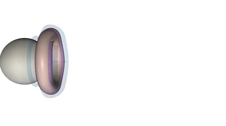 Flow around a moving sphere.