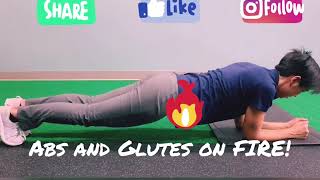 Plank Side Shuffles