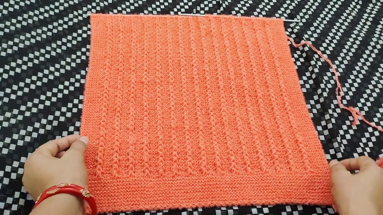 Part-1 Ladies Bolero jacket.साईज के अनुसार फन्दे लेकर बार्डर पर डिजाईन को कैसे बनाएं#553*#21.