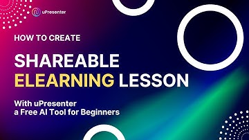 How to Create Shareable eLearning Lesson with a Free AI Tool for Beginners