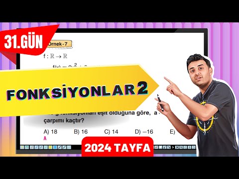 FONKSİYONLAR 2 | 31. GÜN #40GündeTYTmatematikkampı