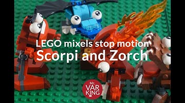 Lego Mixels Stop Motion Scorpi and Zorch