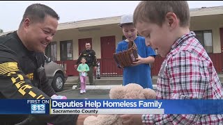 Sheriff's Deputies Help Homeless Family In Need