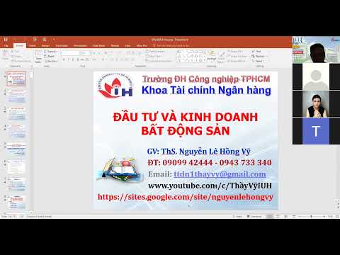 Video ???? Giới thiệu môn ĐẦU TƯ & KINH DOANH BẤT ĐỘNG SẢN ????... - YouTube