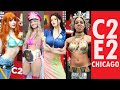 This is c2e2 chicago comic con 2024 best cosplay music champions ax best costumes anime expo