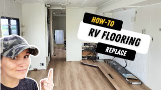 HOW TO REPLACE RV FLOORING || RV RENOVATIONS by The Flippin' Tilbys 6,590 views 9 months ago 16 minutes