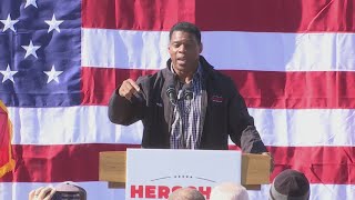 Herschel Walker visits Augusta in "Evict Warnock" bus tour for runoff election