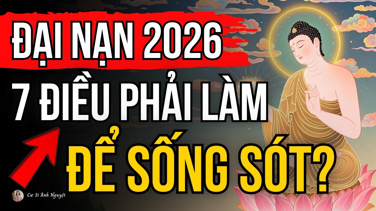 Ai Muốn Sống Sót Qua Năm Đại Nạn 2026, Buộc Phải Làm 7 Điều Này | Cư Sĩ Ánh Nguyệt