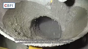 CBFI 40 ton Concrete Flake Ice Rake System----Assist World-class hydrpower project Smooth Pouring