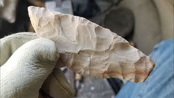 1258 - Part 2/3 - Flintknapping Attempt Continued - Keokuk Knife Preform