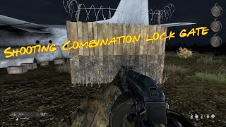 DayZ 1.08 vanillaTesting… Shooting Combination lock gate