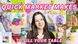 Last-Minute Market Prep Makes for a Full Table 🧶 | Quick Crochet Ideas ⏳