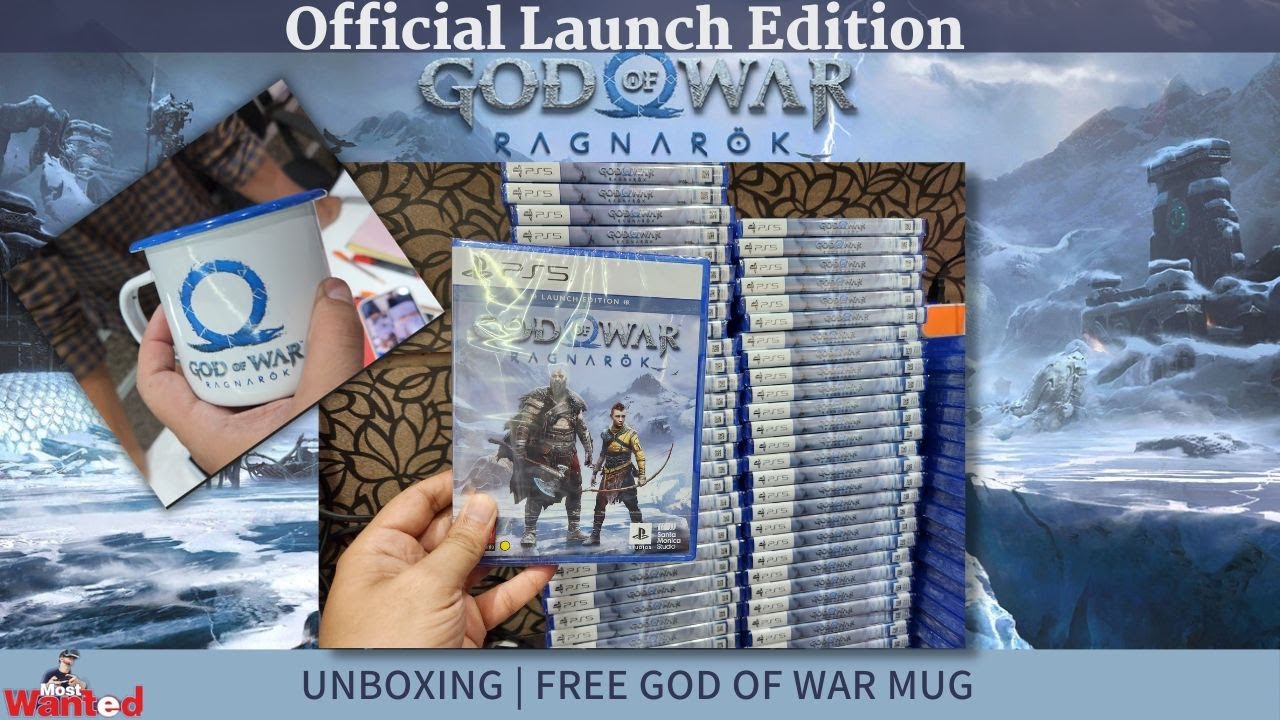 GOD OF WAR RAGNARÖK PS4 - UNBOXING! 