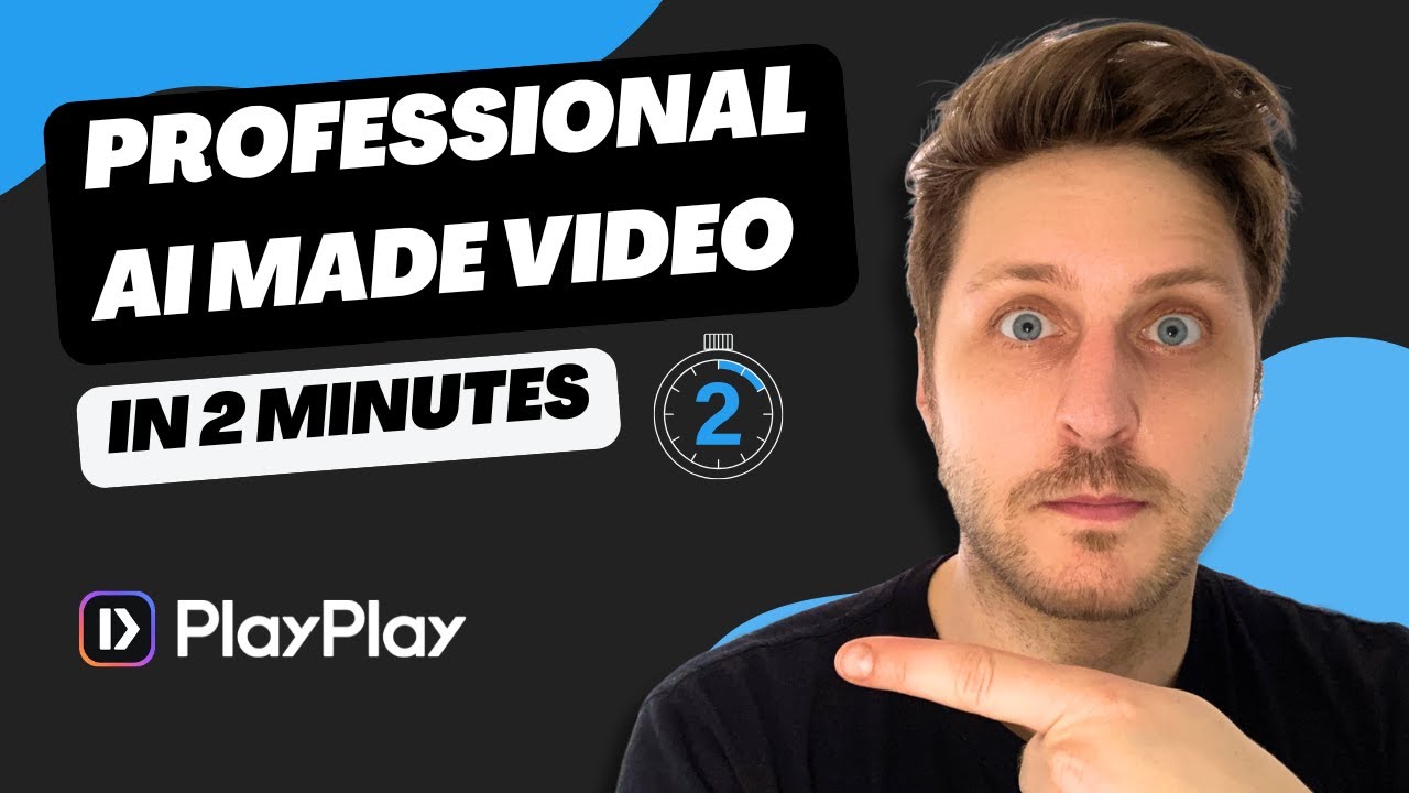 Create an AI Generated Video in 2 Minutes (PlayPlay demo)