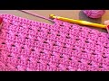 SUPER EASY Crochet Pattern for Beginners!Crochet Stitch for BabyBlanket, Bag & Scarf