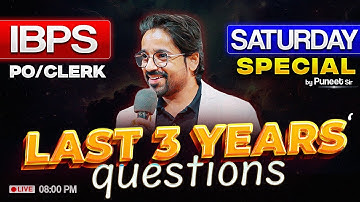 IBPS PO Pre 2025 | Last 3 Years Memory Based Questions | Reasoning by Puneet Sir