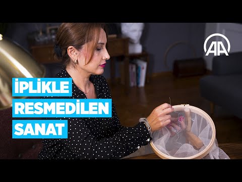 ❝Geleneksel kalıpların dışına çıkmaya çalıştım❞ | İpliklerle resim yapıyor