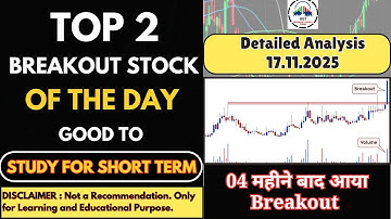 Top 2 Breakout Stocks for Tomorrow | Breakout Stocks for Swing Trading | Swing Trading