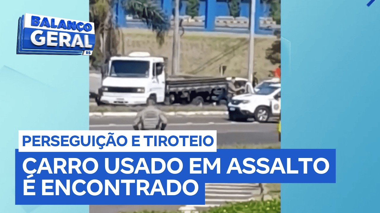 Atualização: carro que levou bandidos até a revenda é encontrado