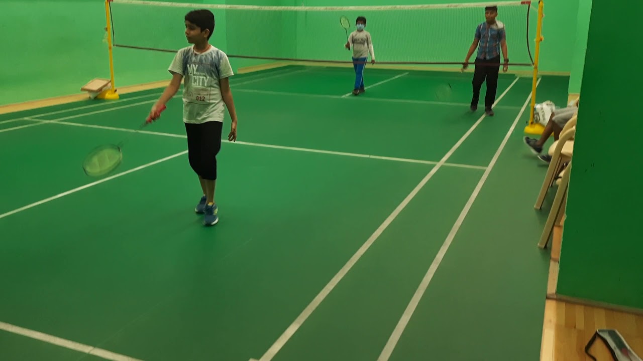 Boys badminton at BK enchanting enclave Ongole 10/12/2020 Part 3