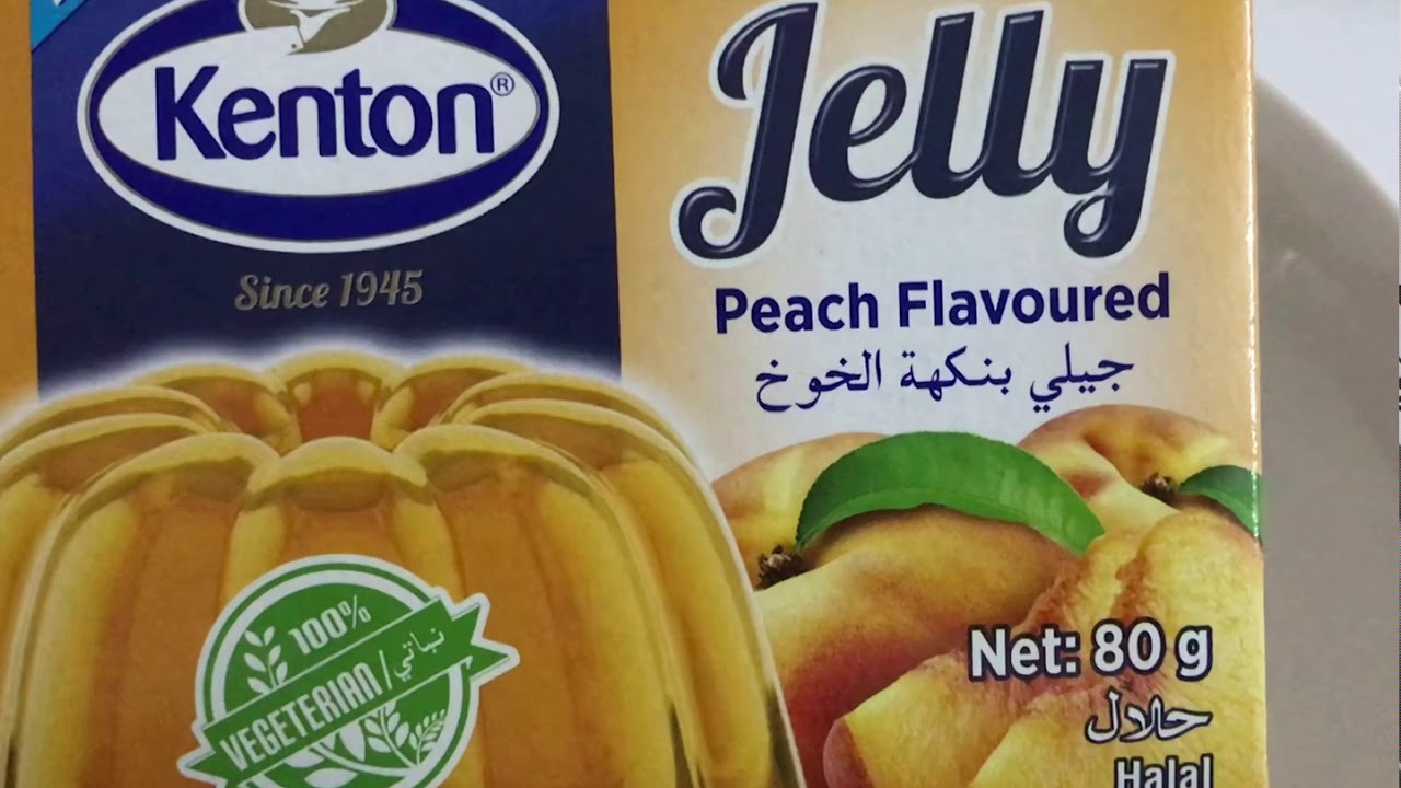 دروستكردنی جهلی/ طريقة عمل جلي بطعم الخوخ jelly - YouTube