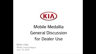 Mobile Medallia for Kia Dealers