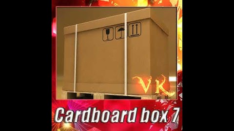 3D Model of 3D Model Photorealistic Cardboard Box & Pallet Review